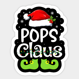 Pops Claus Sticker